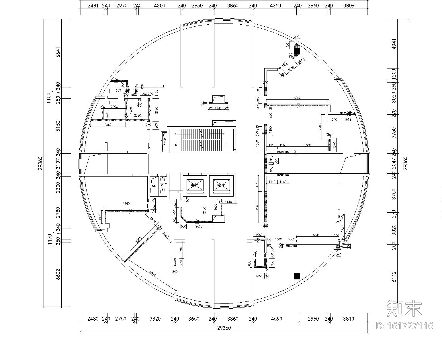 [江西]南昌国际金融中心办公室装修设计施工图+效果图cad施工图下载【ID:161727116】
