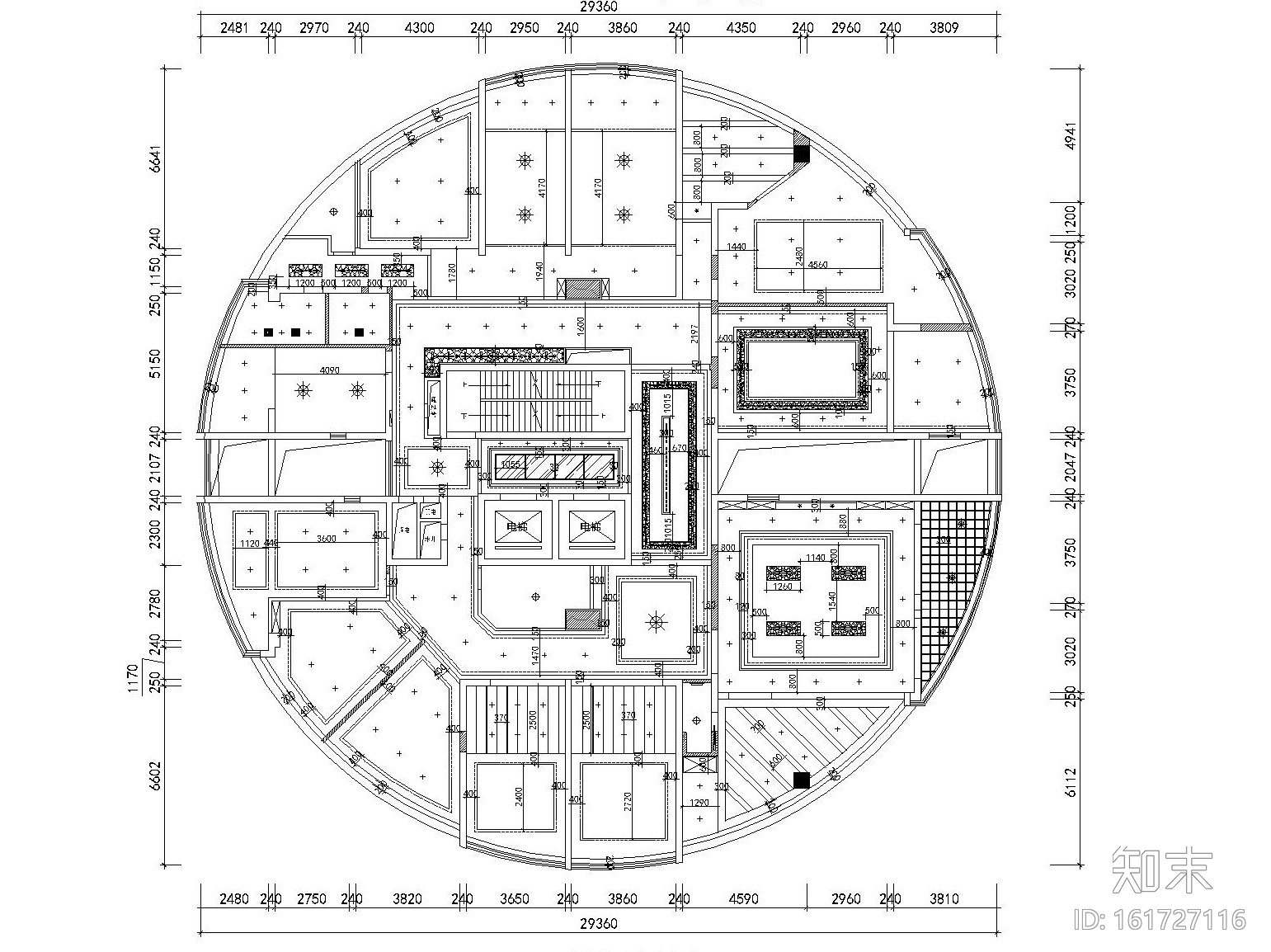[江西]南昌国际金融中心办公室装修设计施工图+效果图cad施工图下载【ID:161727116】
