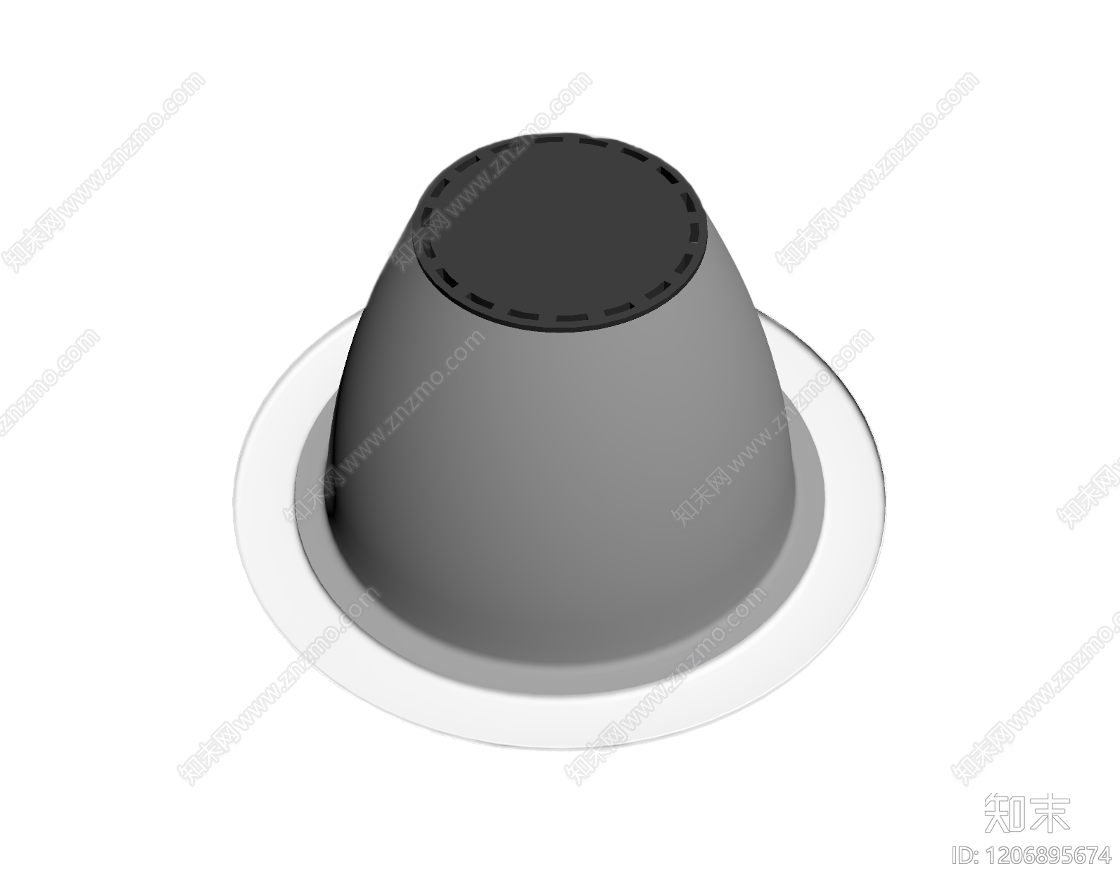 筒灯吊顶组件3D模型下载【ID:1206895674】