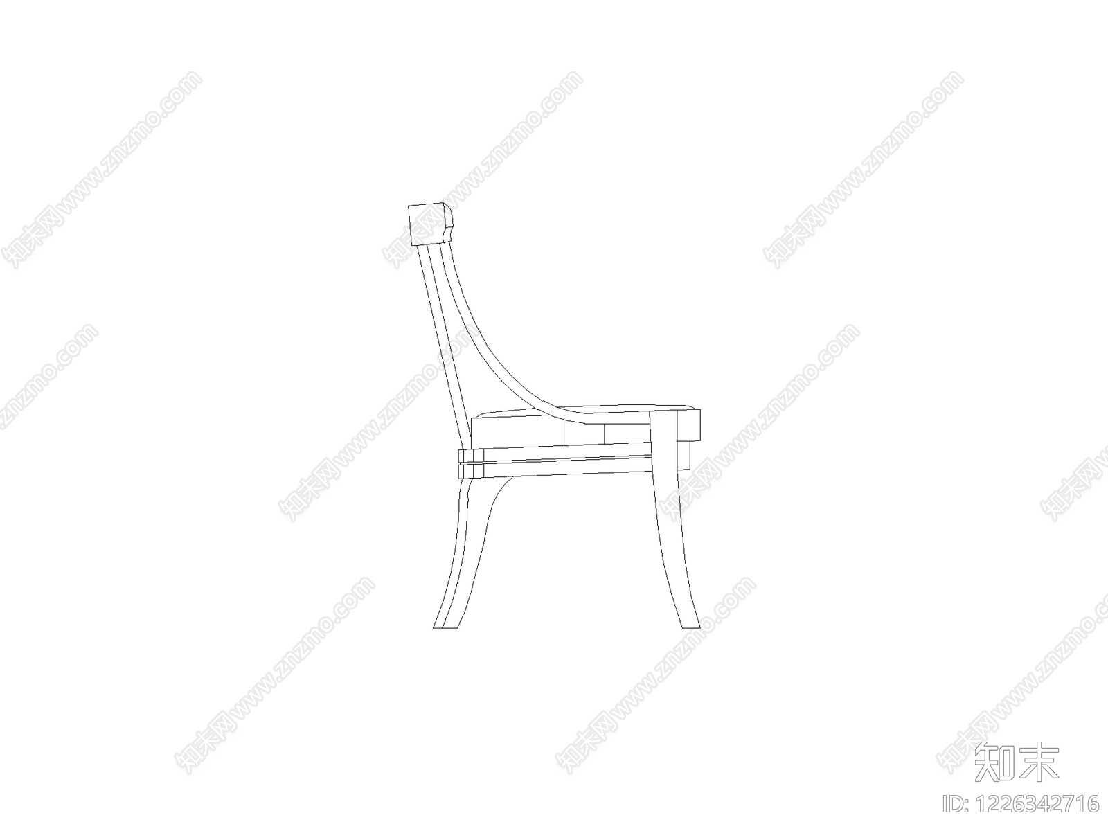 现代椅子CAD图纸
