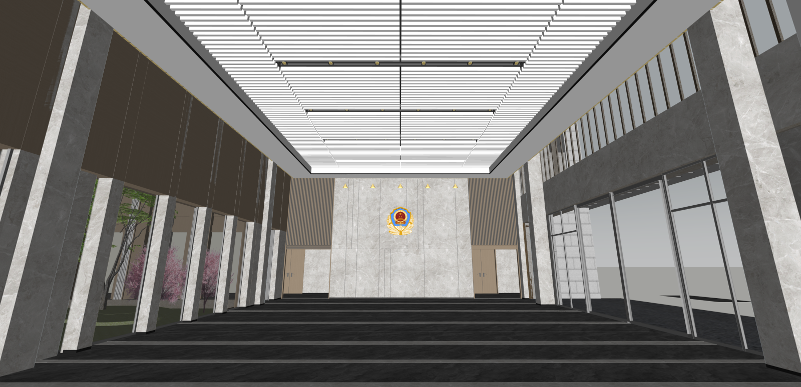 现代会议室SU模型下载【ID:1215966770】