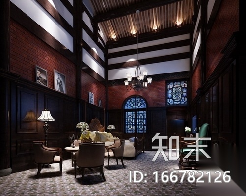 [原创]福州朝代主题性客栈施工图（含效果图、水电消防...施工图下载【ID:166782126】