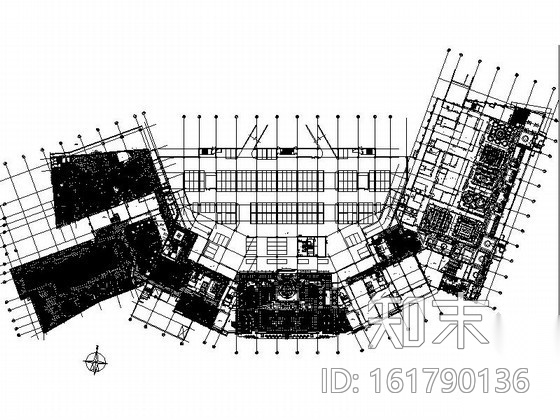 [苏州]知名设计奢华五星级大酒店全套室内装修施工图（...施工图下载【ID:161790136】