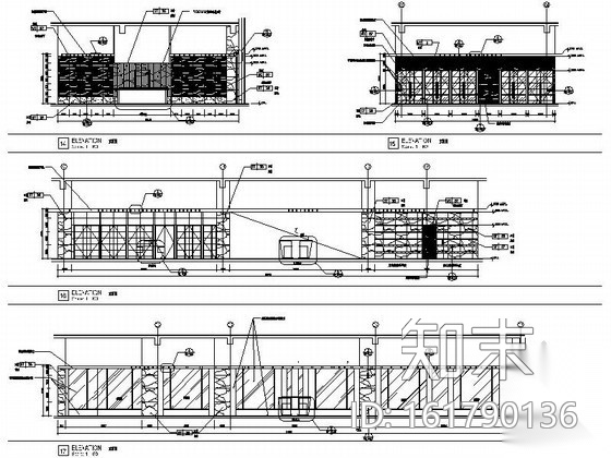[苏州]知名设计奢华五星级大酒店全套室内装修施工图（...cad施工图下载【ID:161790136】