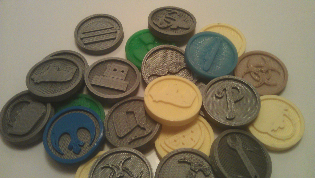 很多“金币”3d打印模型下载【ID:178594103】