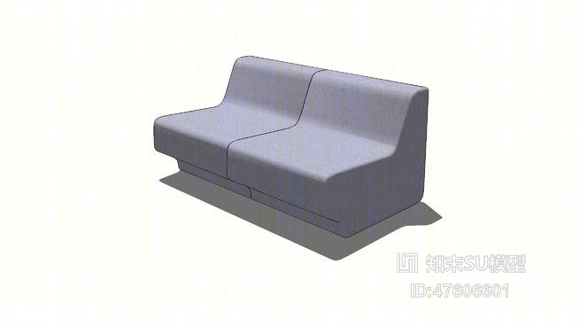 双人沙发SU模型下载【ID:319315875】