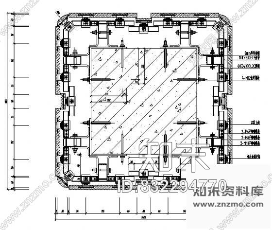 图块/节点石材柱节点图2cad施工图下载【ID:832294770】