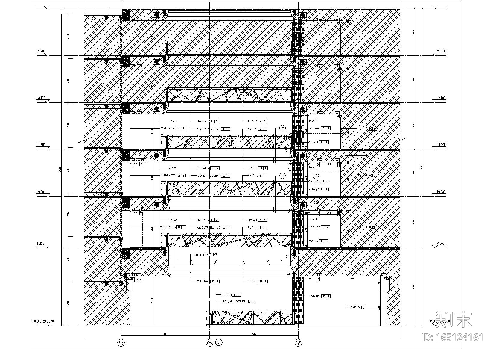 [重庆]四层金鹰女人广场项目工程施工图施工图下载【ID:165124161】