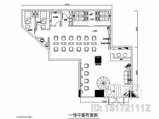 [珠海]某连锁美容美发店室内装修图（含效果）cad施工图下载【ID:161721112】