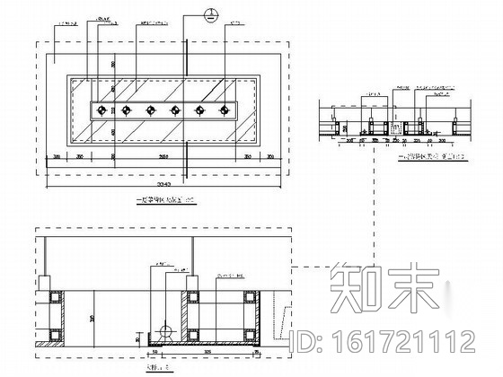 [珠海]某连锁美容美发店室内装修图（含效果）cad施工图下载【ID:161721112】