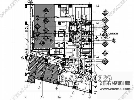 施工图广州某国际酒店SPA室装修图cad施工图下载【ID:532050689】