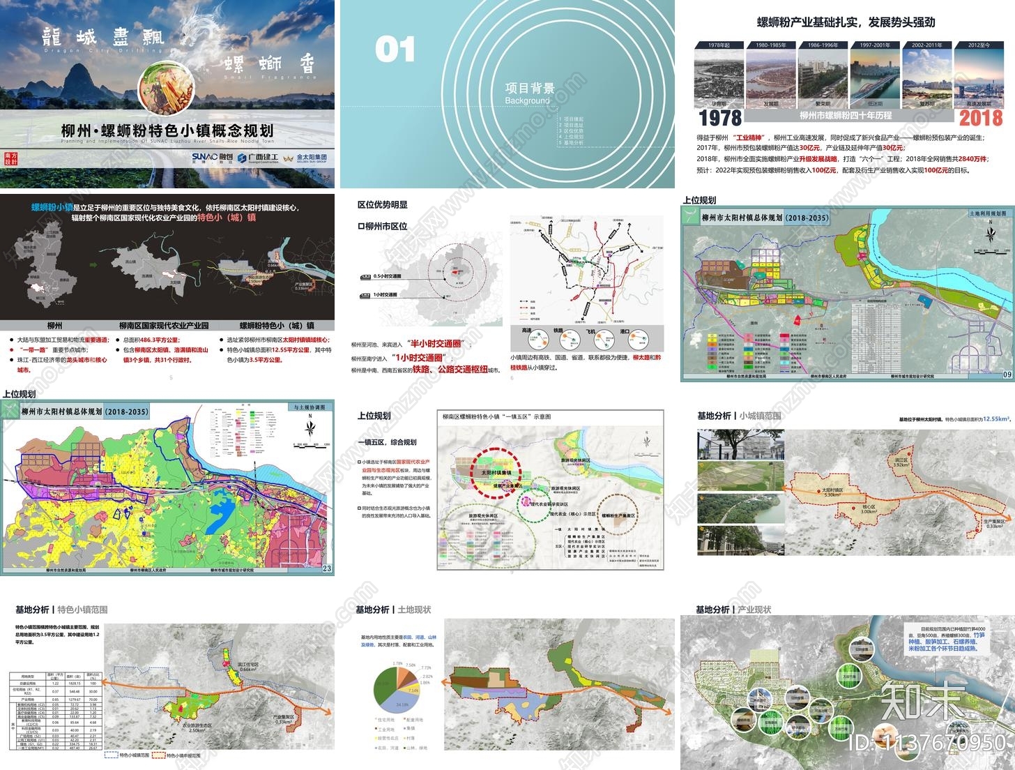 柳州螺蛳粉特色小镇景观规划方案文本下载【ID:1137670950】