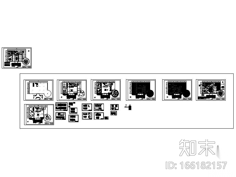 [学生作业]酒店空间设计图施工图下载【ID:166182157】