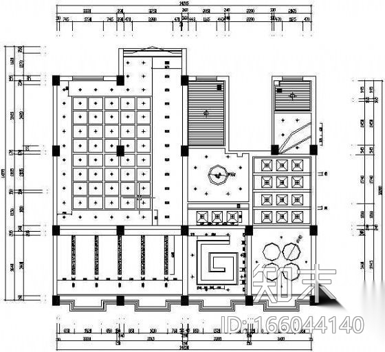 一套美容院施工图施工图下载【ID:166044140】