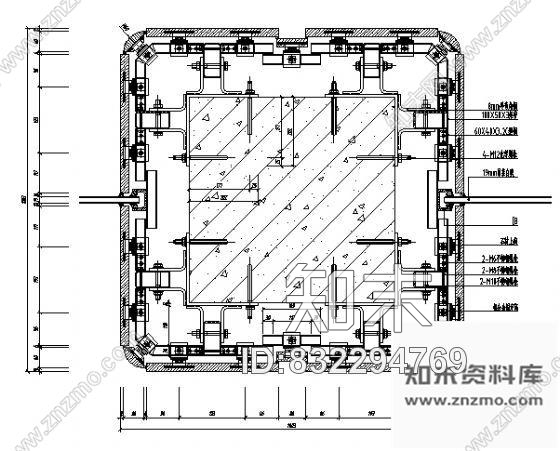 图块/节点石材柱节点图cad施工图下载【ID:832294769】