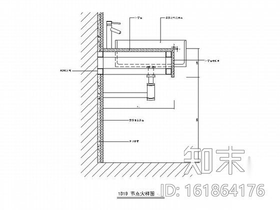 [广州]大气豪情豪宅区高档现代三层别墅装修施工图cad施工图下载【ID:161864176】