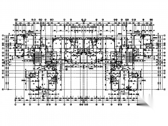 [广东]某二十四层商住楼建筑施工图（含效果图）cad施工图下载【ID:165924133】