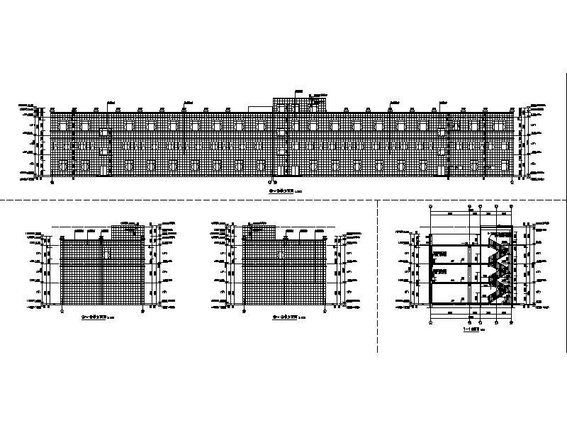 [宁夏]现代办公商业综合楼建筑施工图cad施工图下载【ID:151408182】