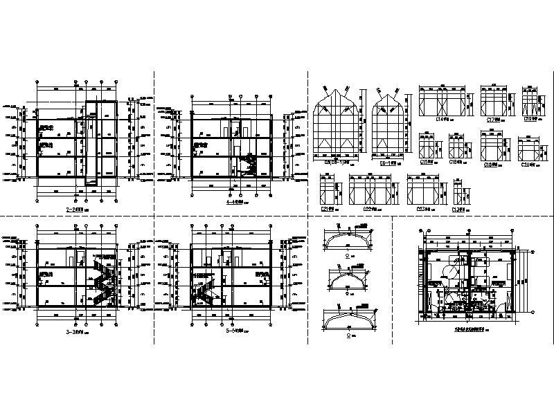 [宁夏]现代办公商业综合楼建筑施工图cad施工图下载【ID:151408182】