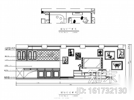 某高档独栋简欧双层别墅装修图施工图下载【ID:161732130】