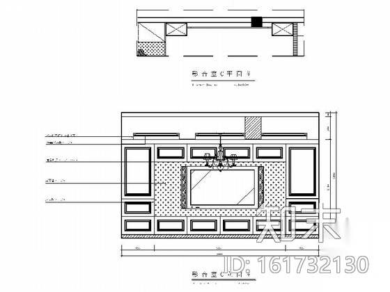 某高档独栋简欧双层别墅装修图施工图下载【ID:161732130】