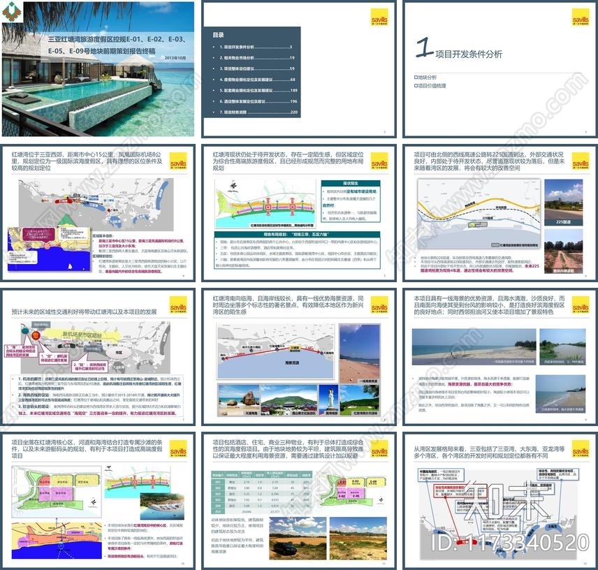 北京城建三亚红塘湾旅游度假区项目前期策划报告下载【ID:1173340520】