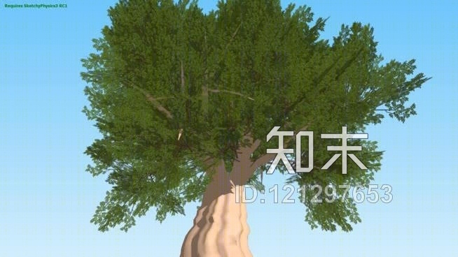 活橡树SU模型下载【ID:121297653】