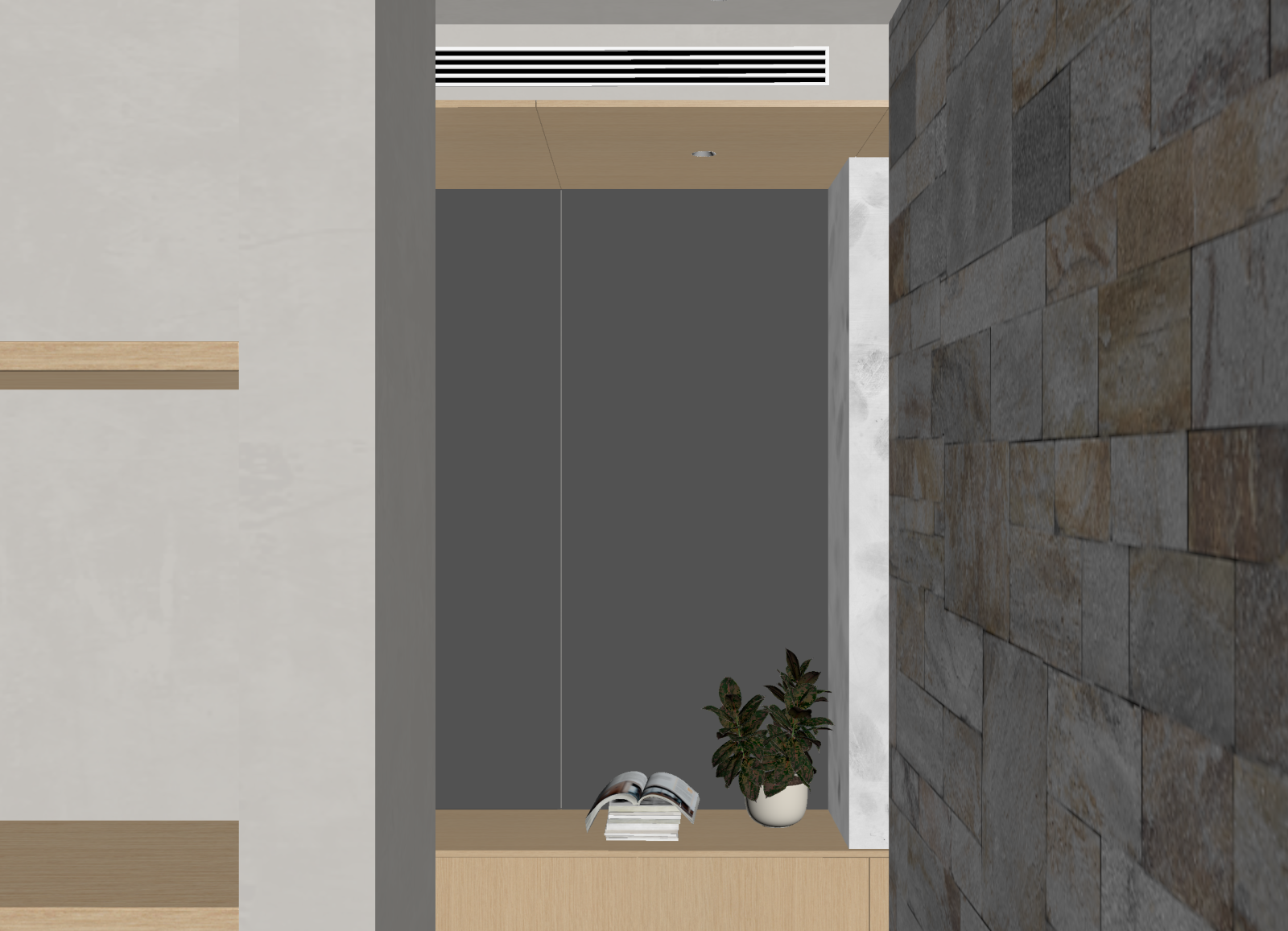 现代玄关3D模型下载【ID:1214622656】