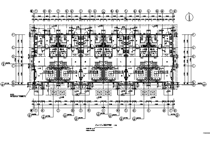 [重庆]高层别墅住宅及商业建筑施工图(17年最新及多栋...cad施工图下载【ID:149874143】