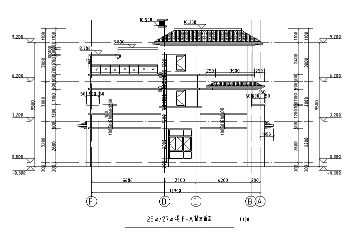 [重庆]高层别墅住宅及商业建筑施工图(17年最新及多栋...cad施工图下载【ID:168084123】