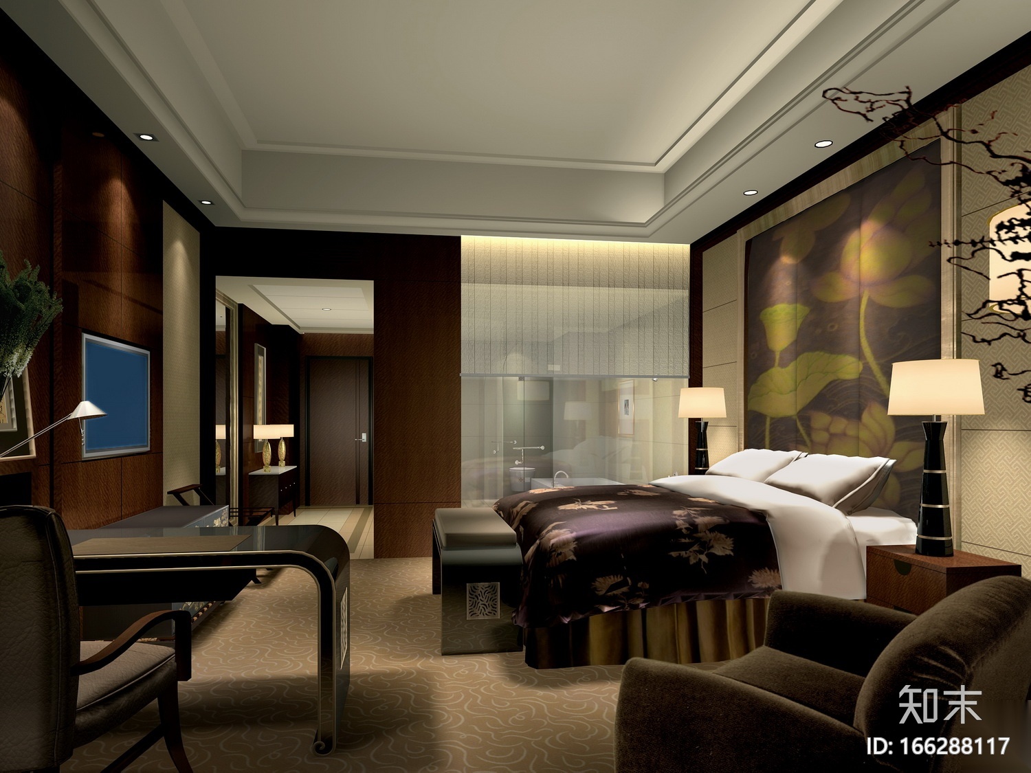 [重庆]五星级大酒店装饰设计施工图（附效果图）cad施工图下载【ID:166288117】