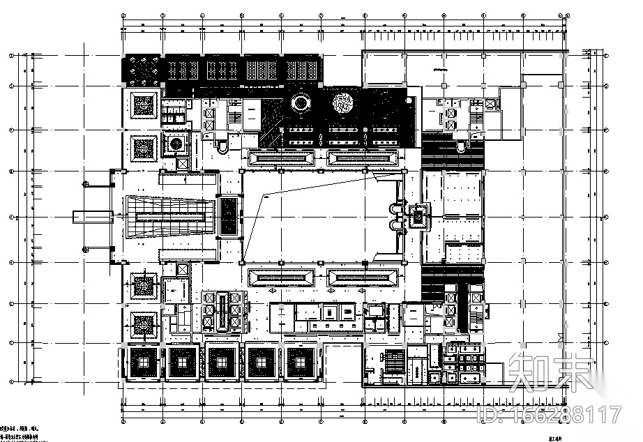 [重庆]五星级大酒店装饰设计施工图（附效果图）cad施工图下载【ID:166288117】
