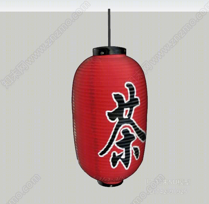 中式灯笼SU模型下载【ID:742390925】