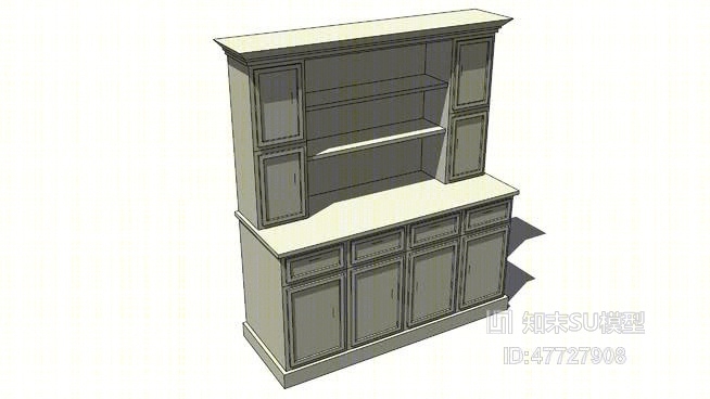 陈列柜SU模型下载【ID:47727908】