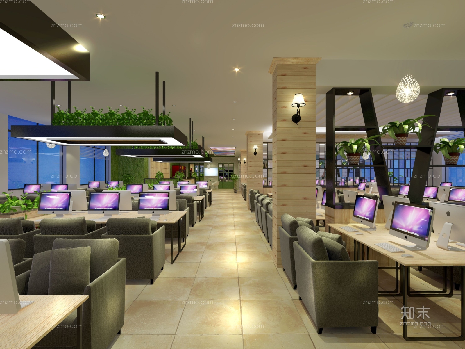 现代网咖3D模型下载【ID:94598520】