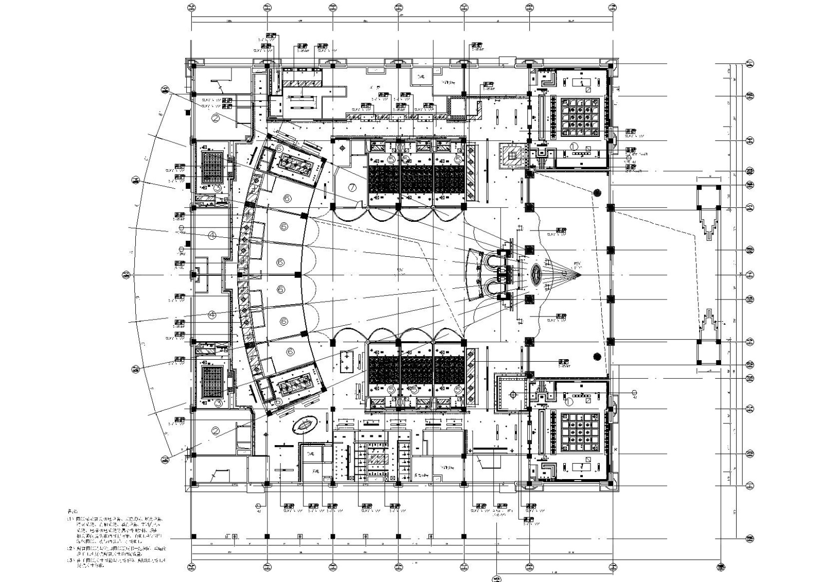 [北京]帝京国际酒店夜总会施工图+效果图cad施工图下载【ID:160713118】