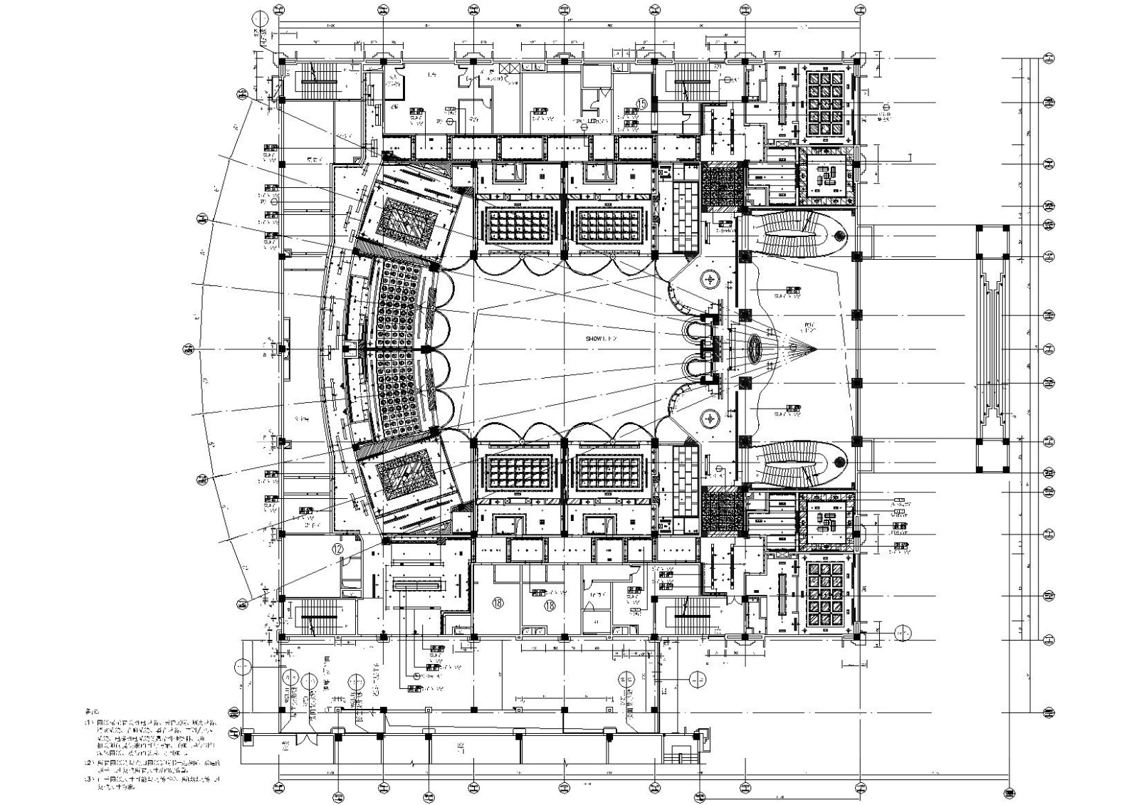 [北京]帝京国际酒店夜总会施工图+效果图cad施工图下载【ID:160713118】