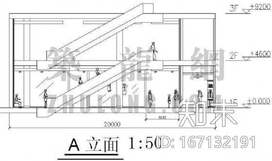 商场设计cad施工图下载【ID:167132191】