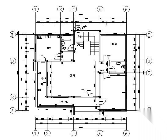 某三层别墅建筑方案图cad施工图下载【ID:149919166】