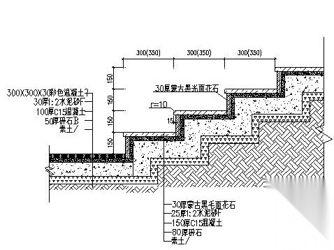 某小区局部节点景观施工图施工图下载【ID:161097170】