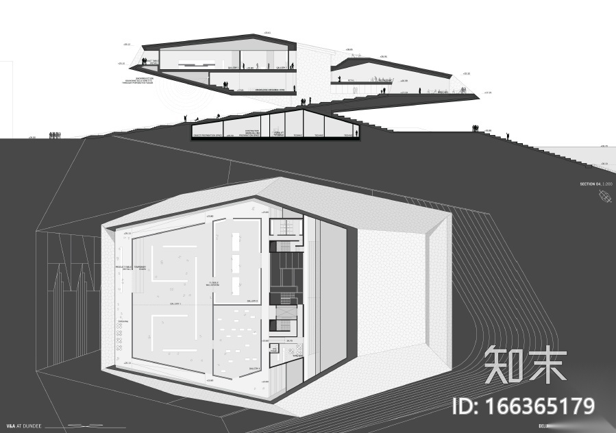 国外前沿建筑设计事务所竞标方案6组-V&amp;A_Museu...施工图下载【ID:166365179】