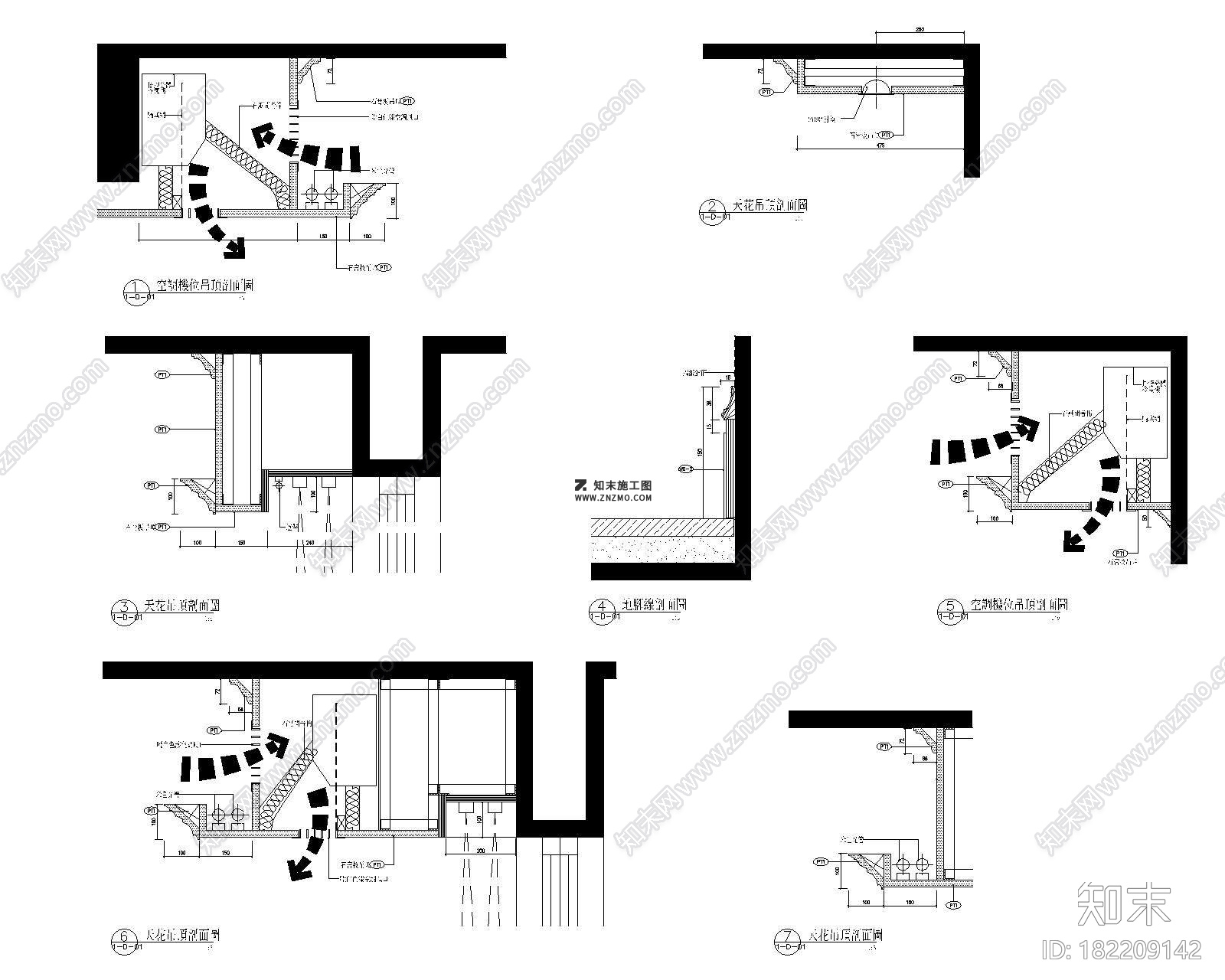 上海董生私宅别墅大宅详细施工图CAD下载dwg文件下载施工图下载【ID:182209142】