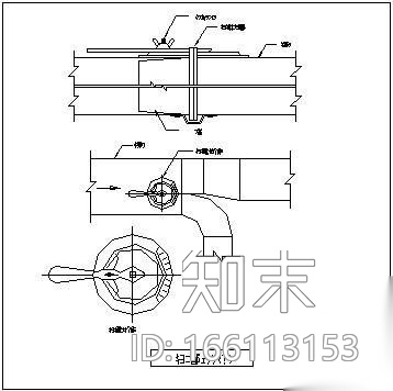 风管安装节点大大样图cad施工图下载【ID:166113153】