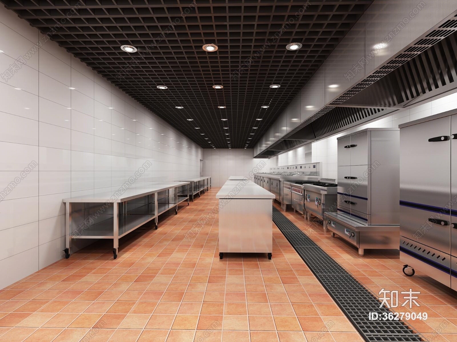 厨房3D模型下载【ID:36279049】