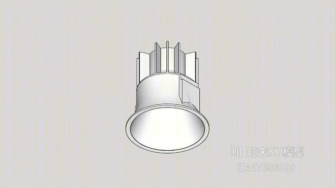 筒灯射灯SU模型下载【ID:419302667】