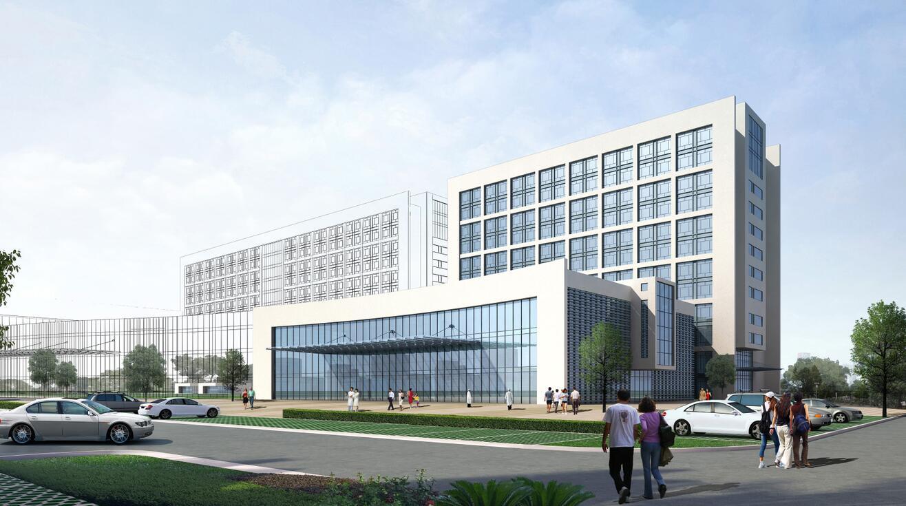 [江苏]徐州某县新城区医院建筑设计文本（CAD+SU+文本）cad施工图下载【ID:151588137】