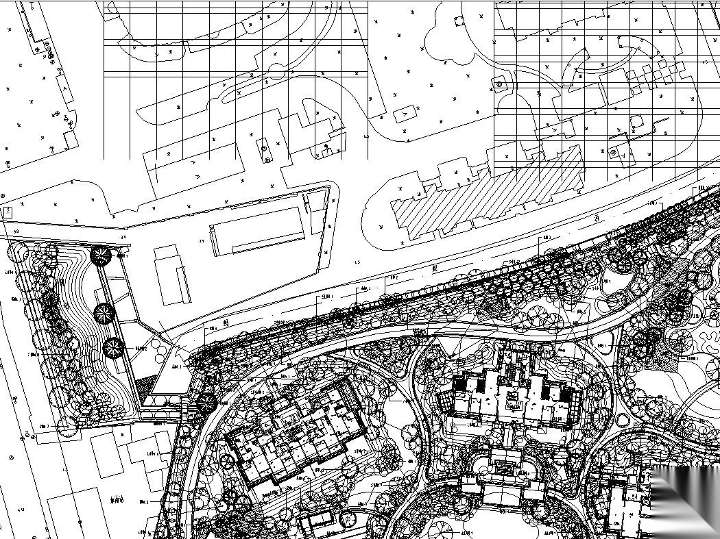 [上海]金茂府住宅区植物CAD施工图+实景图施工图下载【ID:161068185】