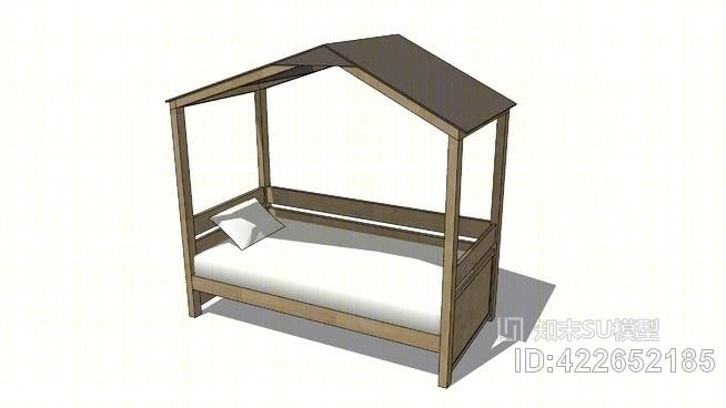 儿童床小屋森林，家世界，参考文献150311，489,90欧元的价格SU模型下载【ID:422652185】