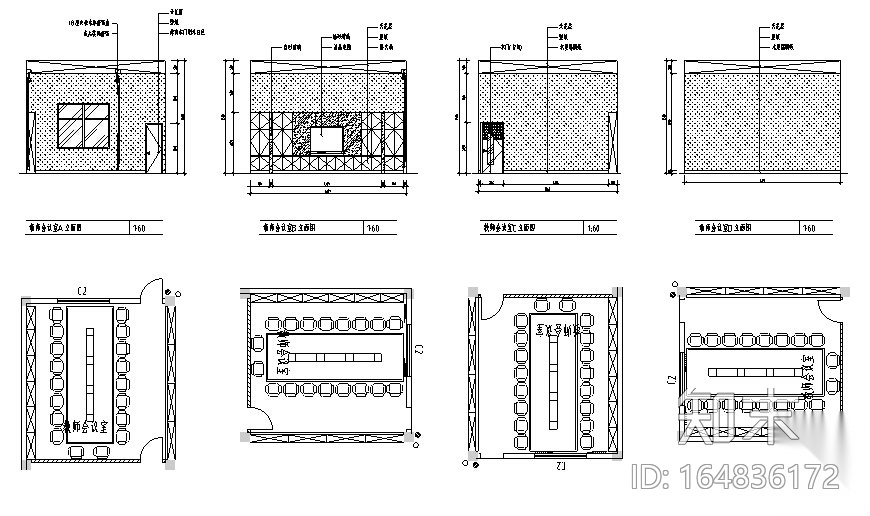 [厦门]某幼儿园室内装修施工图cad施工图下载【ID:164836172】