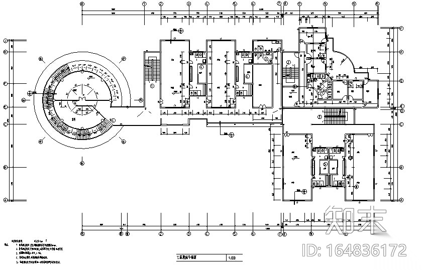 [厦门]某幼儿园室内装修施工图cad施工图下载【ID:164836172】